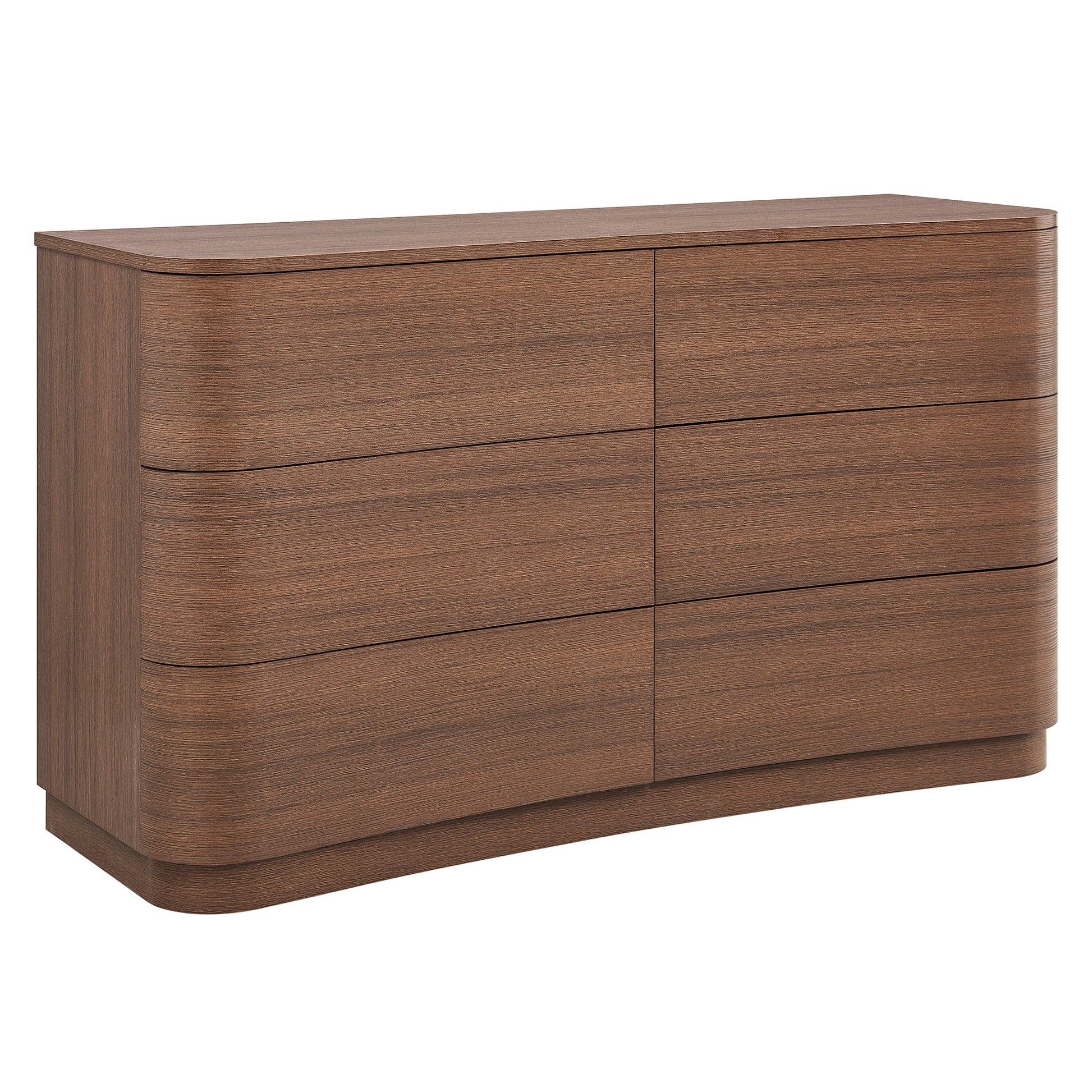 Mirae 6-Drawer Curved Dresser