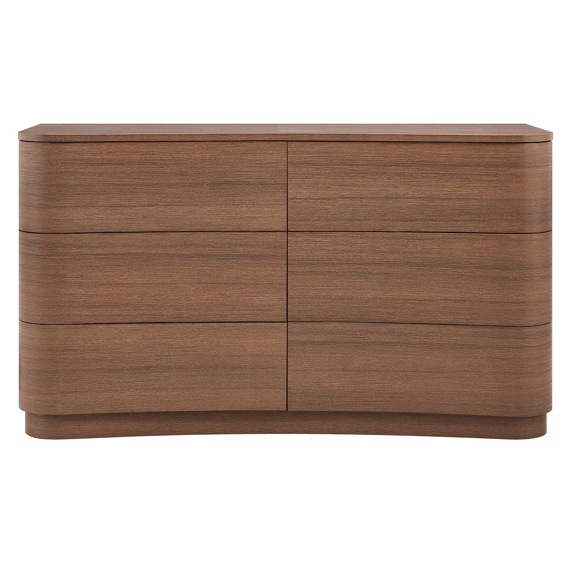 Mirae 6-Drawer Curved Dresser