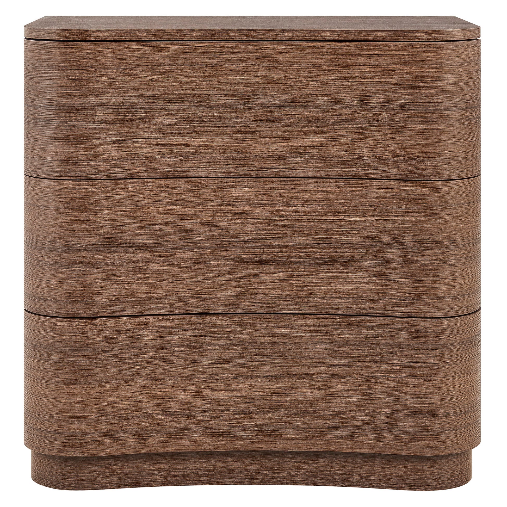 Mirae 3-Drawer Curved Compact Dresser