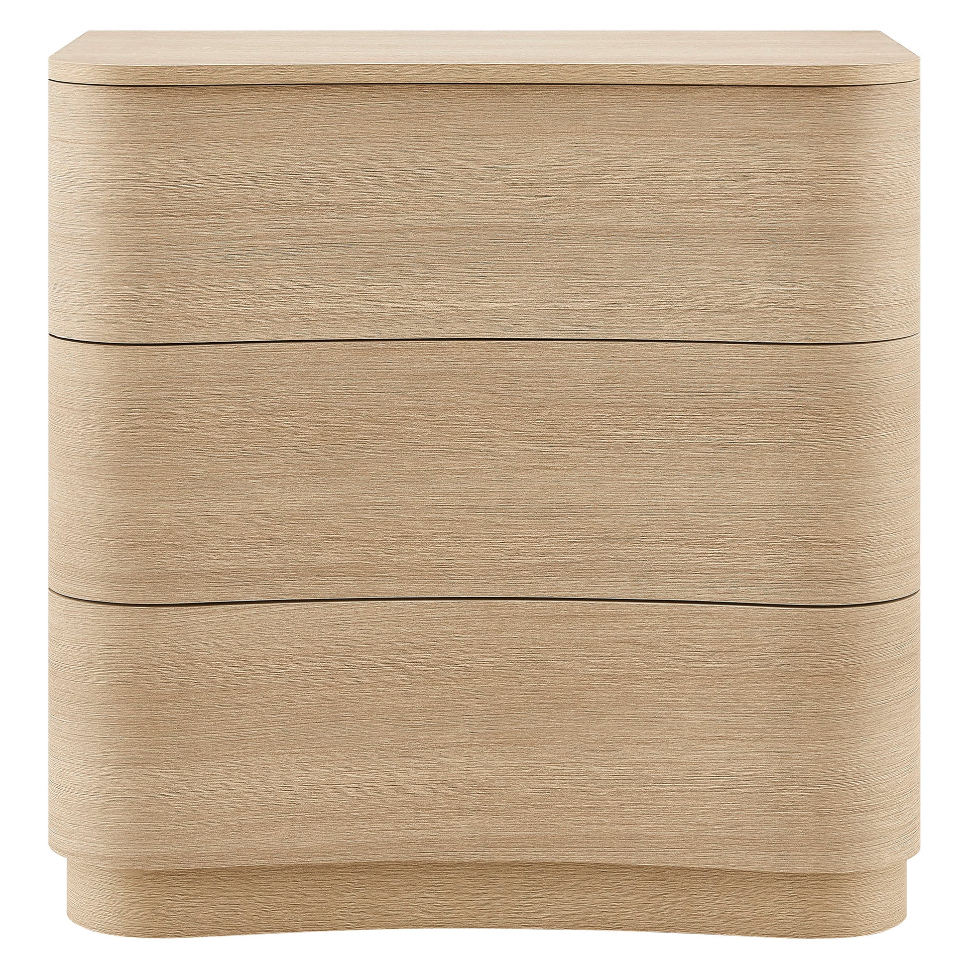 Mirae 3-Drawer Curved Compact Dresser
