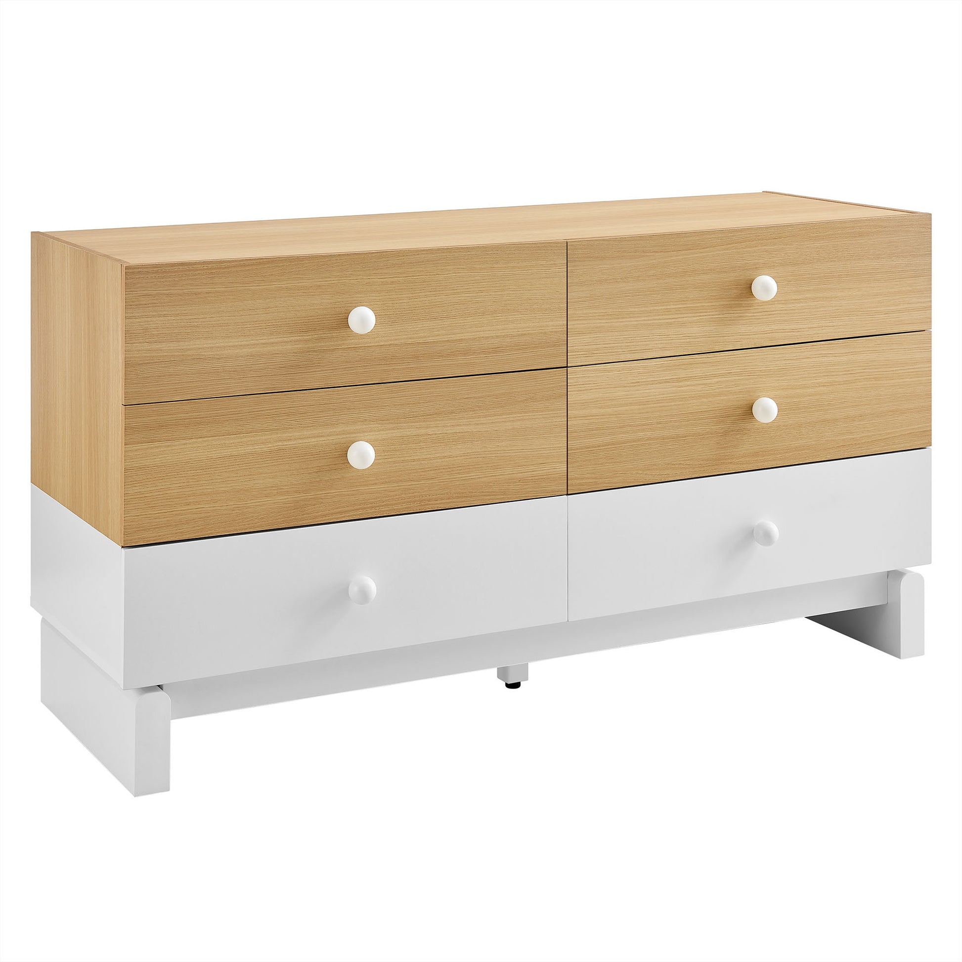 Nolia 6-Drawer Color Block Dresser