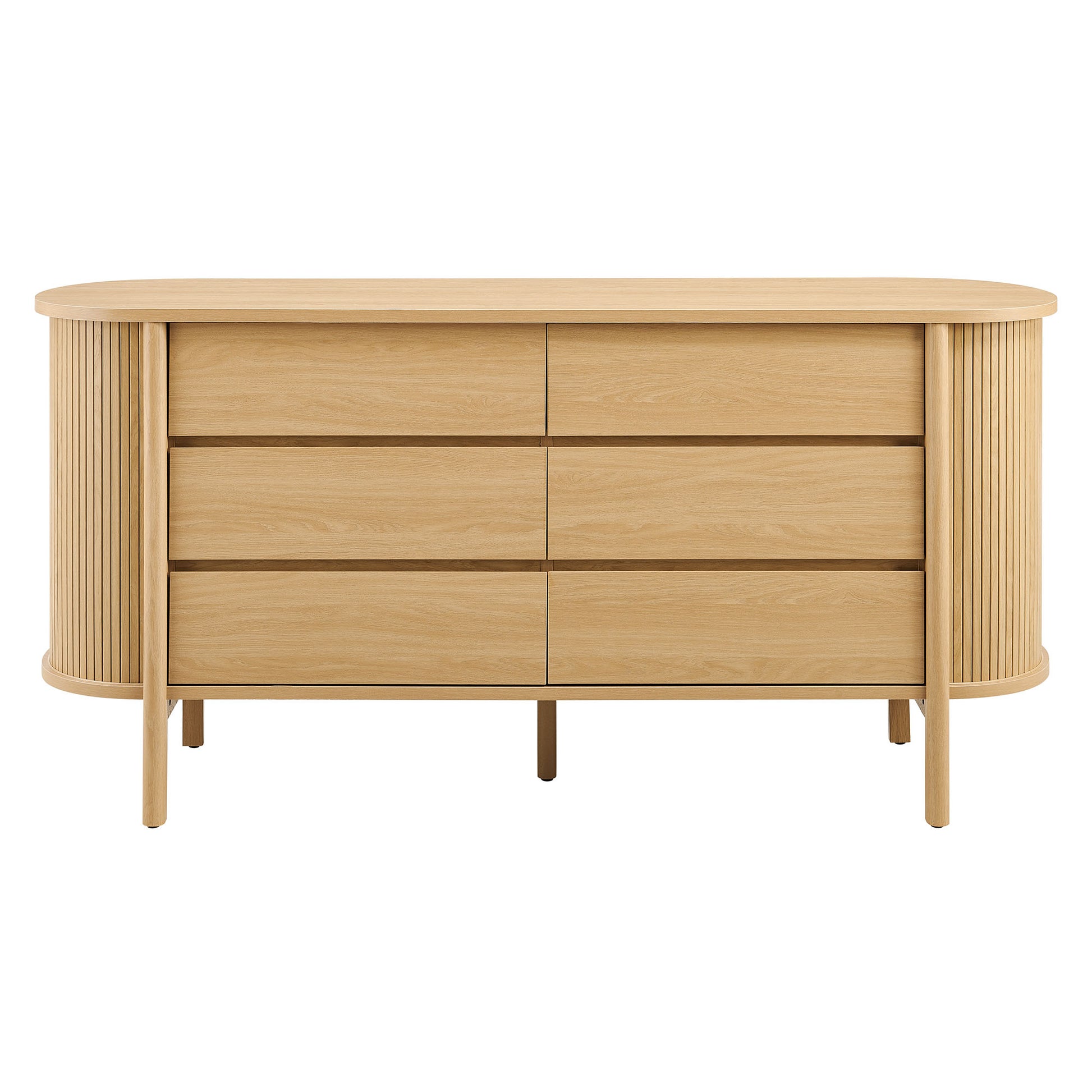 Cadence 6-Drawer Curved Dresser